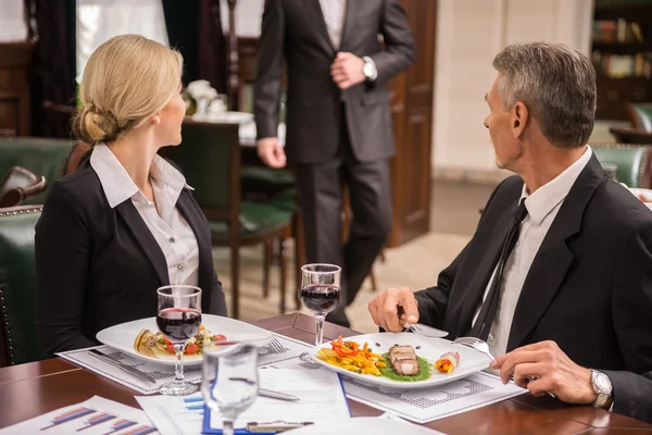 Zakenlunch — Stockfoto