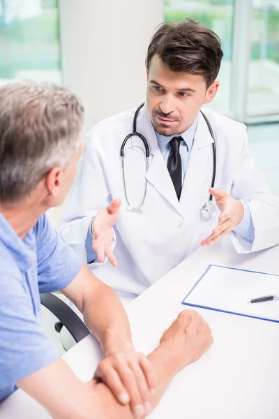 Dokter en patiënt — Stockfoto