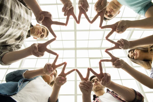 Interazione di gruppo — Foto Stock