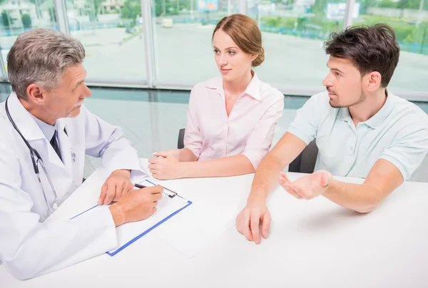 Doctor and patient Stock Image