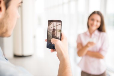 Students with gadgets