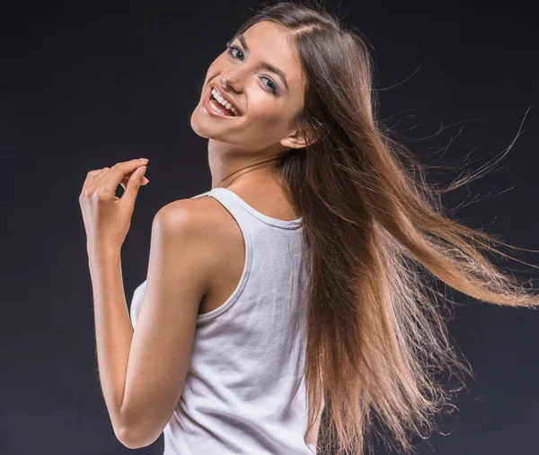 Schoonheid vrouw — Stockfoto