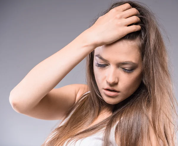 Schoonheid vrouw — Stockfoto