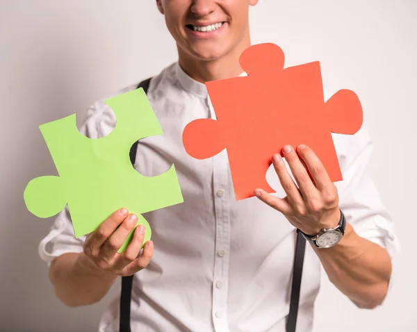 Joven hombre de negocios — Foto de Stock