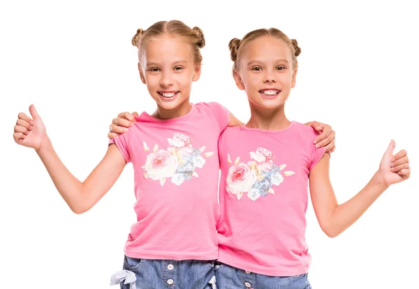 Zwillingsschwestern — Stockfoto