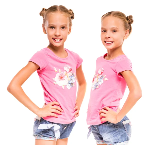 Tvillingsystrar — Stockfoto