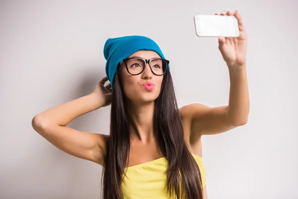 Mujer con estilo — Foto de Stock