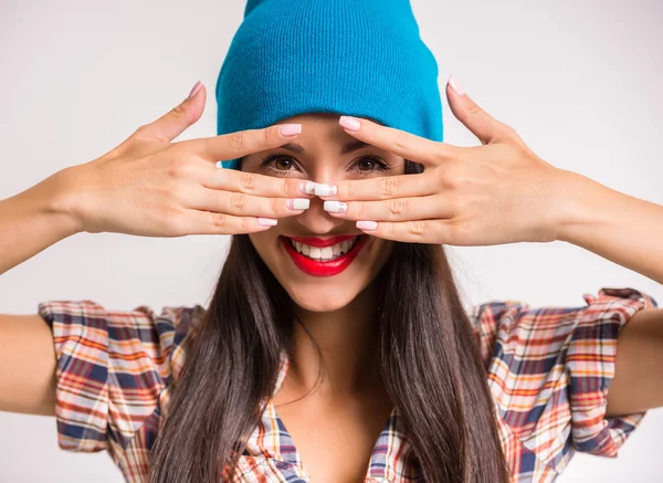 Mujer con estilo — Foto de Stock