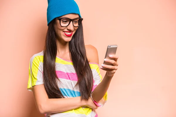 Mujer con estilo — Foto de Stock