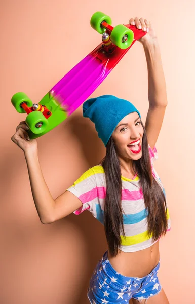 Mujer con estilo — Foto de Stock