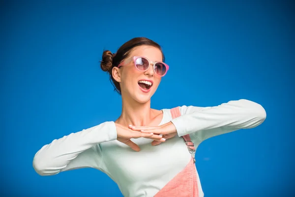 Vrolijke vrouw — Stockfoto