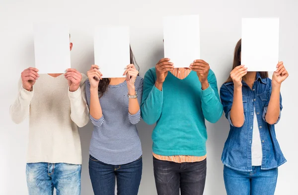 Groep mensen studenten — Stockfoto