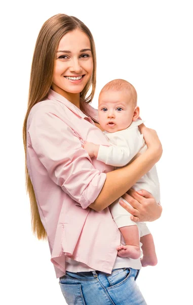 Pequeno bebê feliz — Fotografia de Stock