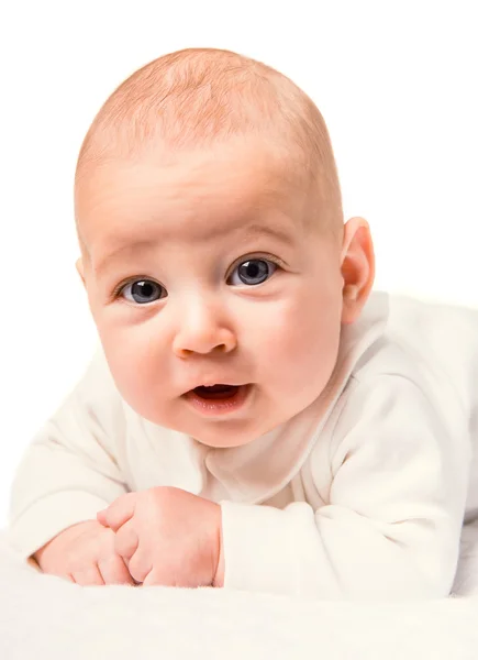 Wenig glückliches Baby — Stockfoto