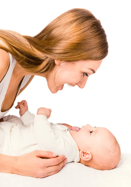 Pequeno bebê feliz — Fotografia de Stock