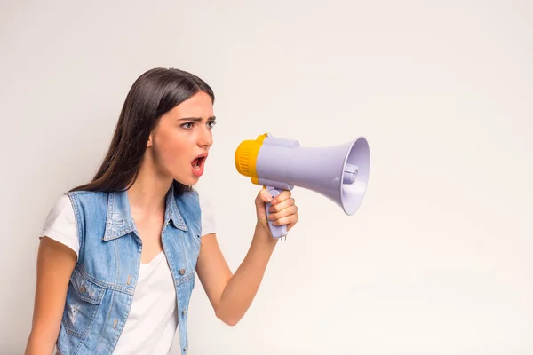 Tiener studio schieten — Stockfoto