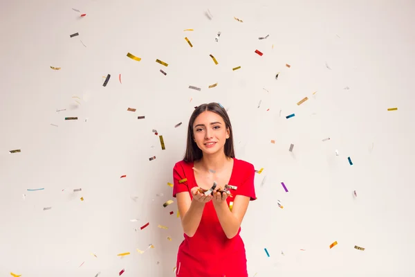 Teenager studio shooting — Stock Photo, Image