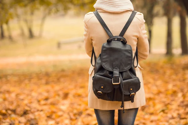 Spaziergang im Herbstpark — Stockfoto