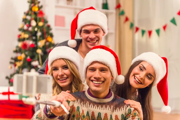 Fröhliche Weihnachtsfeier — Stockfoto