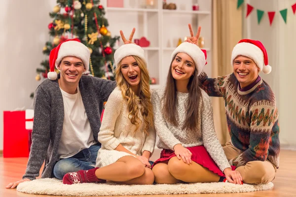 Alegre celebração de Natal — Fotografia de Stock