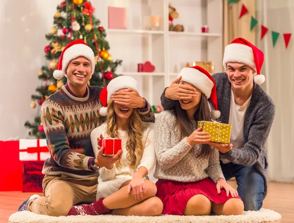 Alegre celebração de Natal — Fotografia de Stock