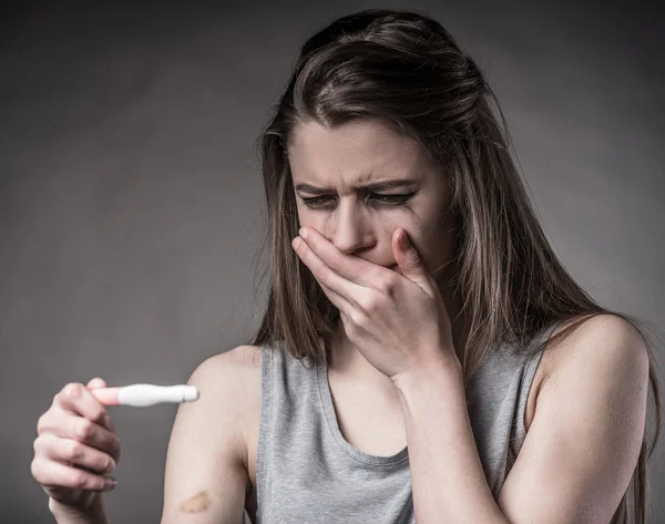 Problemas sociales mujer — Foto de Stock