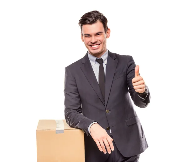 Business moving in office — Stock Photo, Image