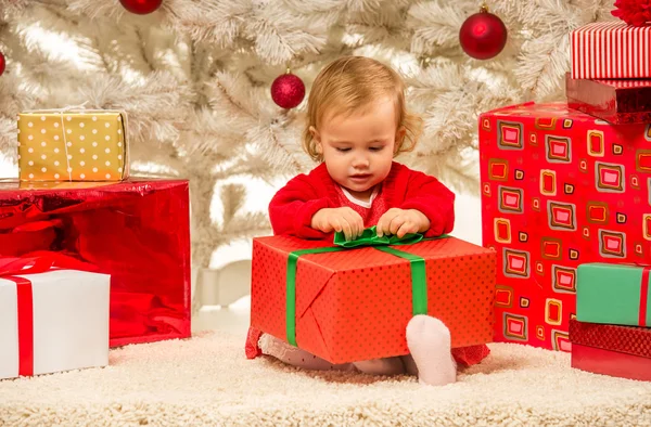 Child Christmas celebration — Stock Photo, Image