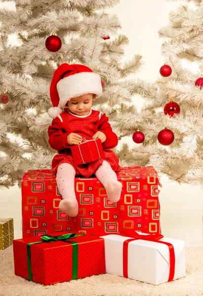 儿童圣诞庆祝活动 — 图库照片