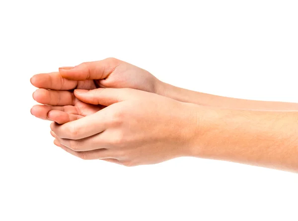 Hands close-up — Stock Photo, Image