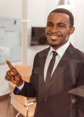 İş kişi konferans