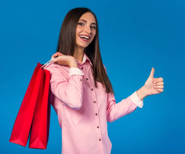 Mujer en el estudio — Foto de Stock