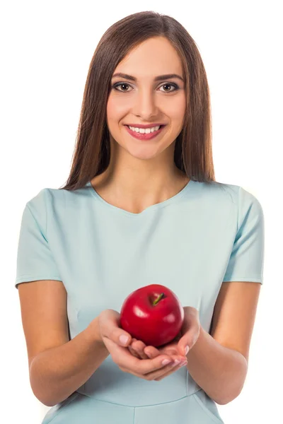 Frau im Studio — Stockfoto