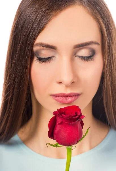 Woman in studio Stock Image