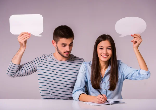 Bolla per testo — Foto Stock