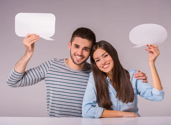 Blase für Text — Stockfoto