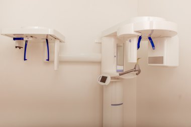 Diş Kliniği iç tasarım çeşitli çalışma kutuları ve araçları