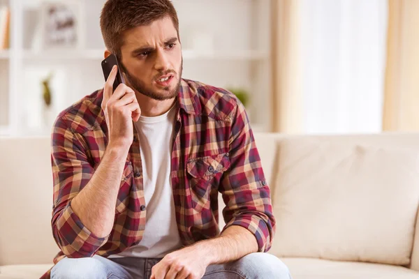 Young man at home — Stock Photo, Image