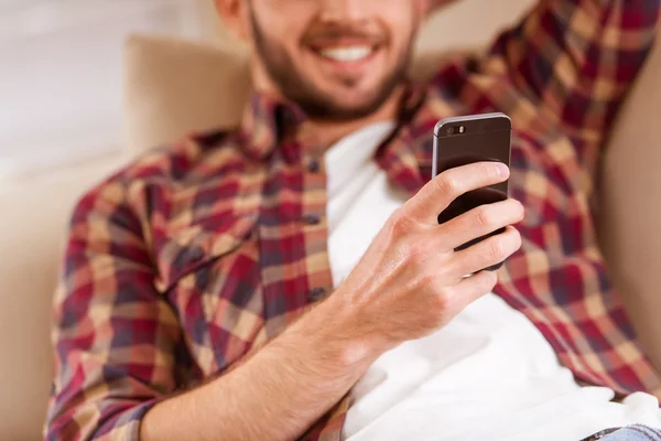 Young man at home — Stock Photo, Image