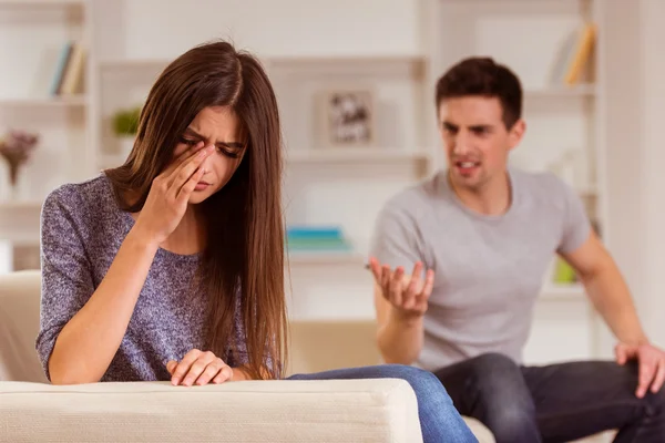 Peleas en familia — Foto de Stock