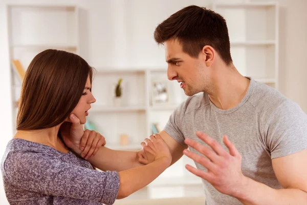 Violenza in famiglia — Foto Stock