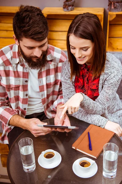 Mensen in café — Stockfoto