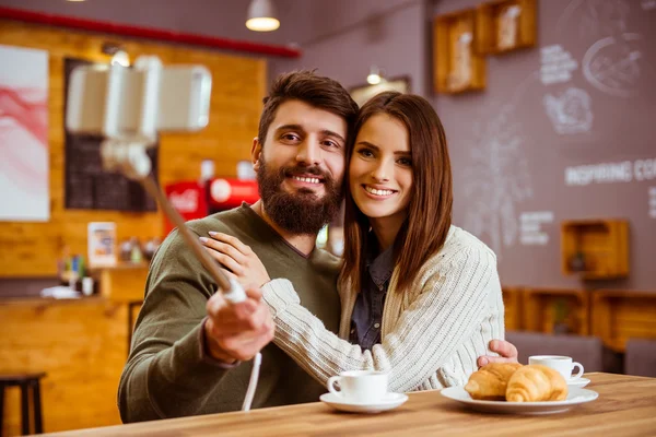 Άνθρωποι στο café — Φωτογραφία Αρχείου