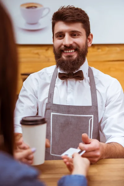 Persone nel caffè — Foto Stock