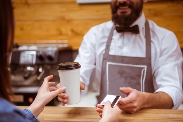 Persone nel caffè — Foto Stock