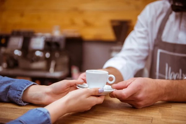 People in cafe — Stock Photo, Image