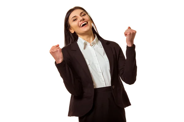 Beautiful business girl — Stock Photo, Image