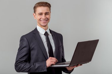 Genç başarılı iş adamı