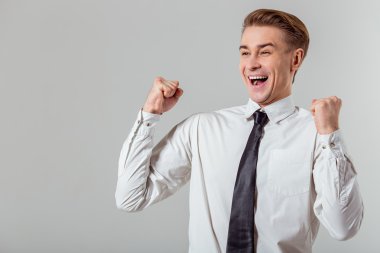 Genç başarılı iş adamı