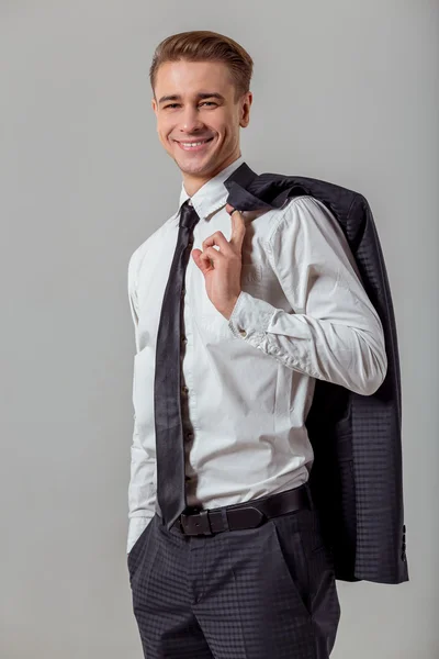 Young successful businessman — Stock Photo, Image